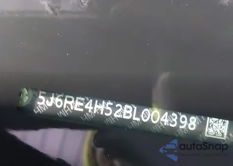 2011 Honda Cr-V Ex from USA, damaged, VIN 5J6RE4H52BL004398